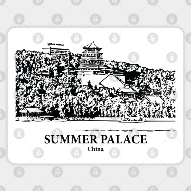Summer Palace - China Sticker by Lakeric